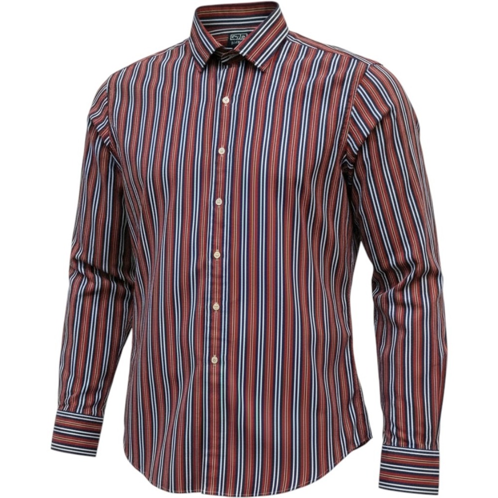 Polo by Ralph Lauren Regent Classic Fit Striped Long Sleeve Shirt‎